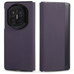 For Huawei Mate X7 Magnetic Phone Case PC + Technical Fabric Texture Wallet Flip Cover