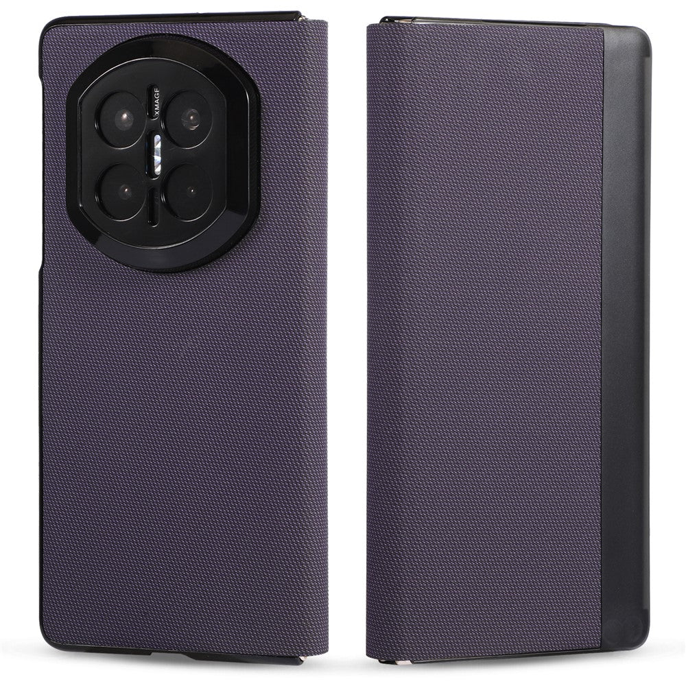 For Huawei Mate X7 Magnetic Phone Case PC + Technical Fabric Texture Wallet Flip Cover