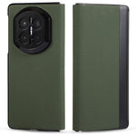 For Huawei Mate X7 Magnetic Phone Case PC + Technical Fabric Texture Wallet Flip Cover