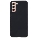 Back Shell for Samsung Galaxy S21 4G / 5G Shockproof TPU Phone Case Fingerprint Free Matte Protective Cover