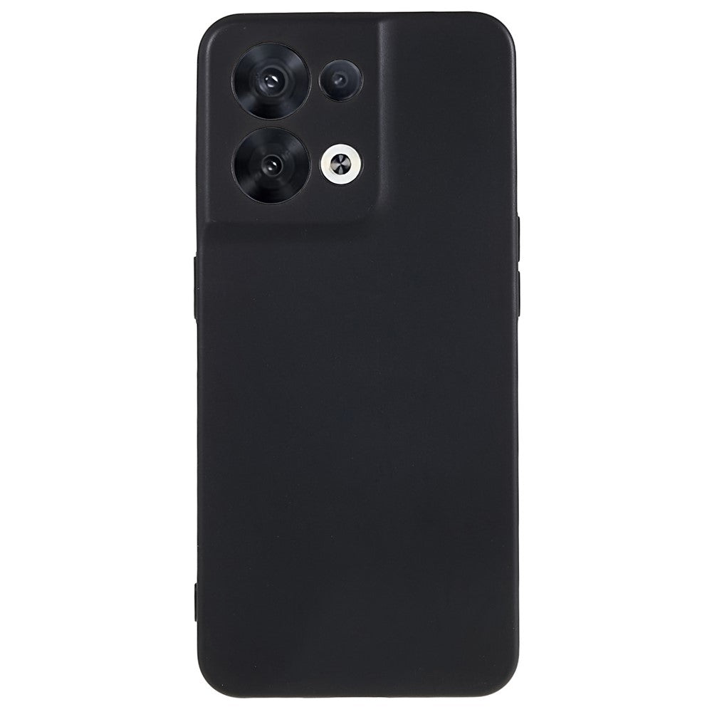 TPU Back Shell for Oppo Reno8 5G (Global Version), Fingerprint Free Matte Protective Cover Phone Case