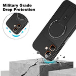 For Infinix Smart 20 4G Phone Case Carbon Fiber Texture PC + TPU Phone Cover with Kickstand
