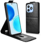 For Honor X8d 4G Stand Case Magnetic Clasp Vertical Flip Leather Phone Cover with Card Holder
