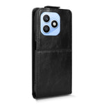 For Honor X8d 4G Stand Case Magnetic Clasp Vertical Flip Leather Phone Cover with Card Holder