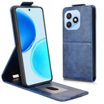 For Honor X8d 4G Stand Case Magnetic Clasp Vertical Flip Leather Phone Cover with Card Holder