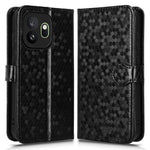 For OnePlus 15T 5G Wallet Case Dot Pattern Imprint PU Leather Phone Cover with Wrist Strap
