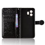 For OnePlus 15T 5G Wallet Case Dot Pattern Imprint PU Leather Phone Cover with Wrist Strap