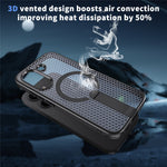 Magnetic Case for Xiaomi Poco X8 Pro 5G  /  Redmi Turbo 5 5G Kickstand Grid Texture TPU PC Phone Back Cover