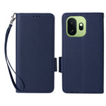 OnePlus 15T 5G-skal, Litchi Texture-plånboksläder med mobilrem