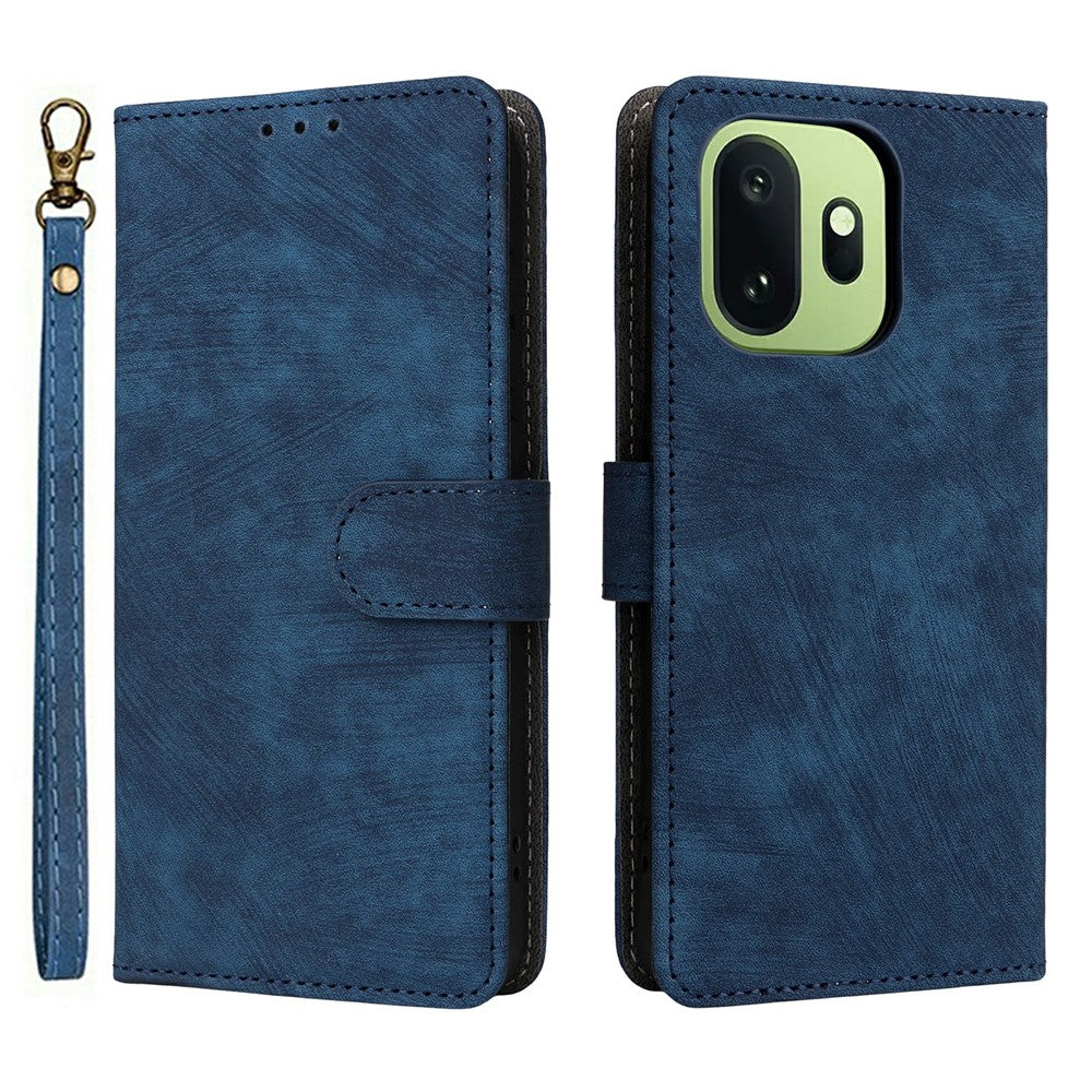 For OnePlus 15T 5G Case Wallet RFID Blocking PU Leather Phone Cover Stand with Strap