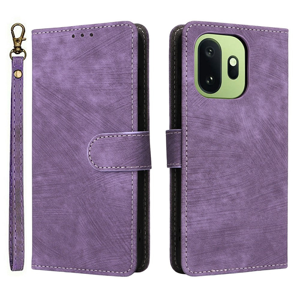 For OnePlus 15T 5G Case Wallet RFID Blocking PU Leather Phone Cover Stand with Strap