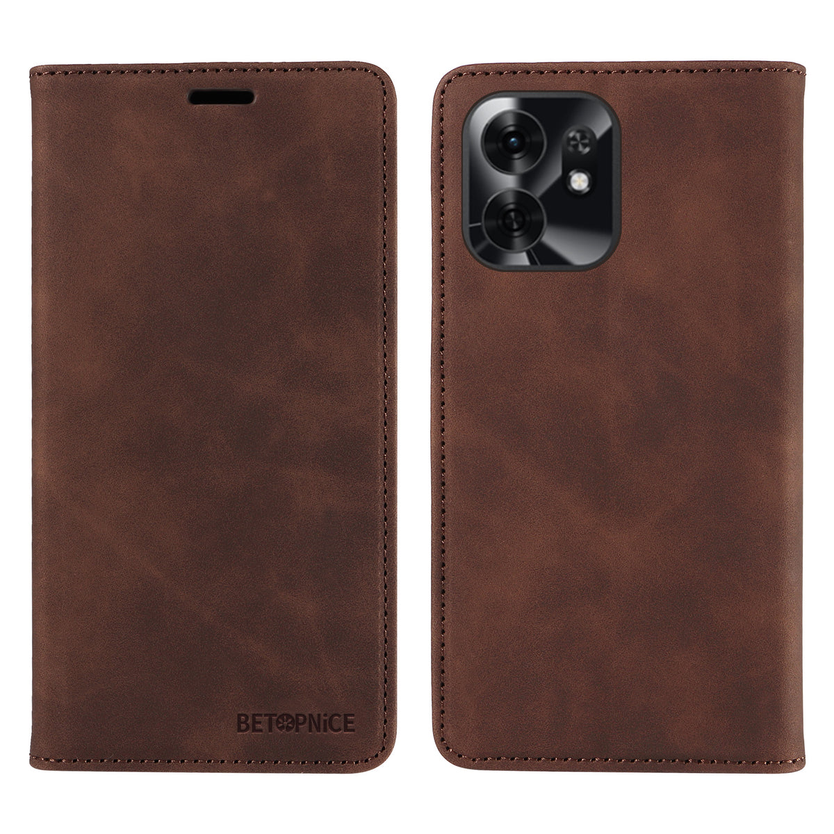BETOPNICE For Honor Play 60A 5G / Honor X6d 5G Case Magnetic Closure RFID Blocking Wallet Stand Leather Phone Cover