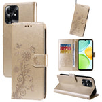 For Honor Play 60A 5G / Honor X6d 5G Leather Case Butterfly Floral Imprint Wallet Stand Cover