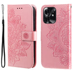 For Honor Play 60A 5G / Honor X6d 5G Case Floral Pattern PU Leather Wallet Stand Phone Cover
