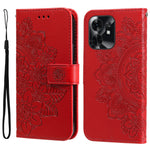 For Honor Play 60A 5G / Honor X6d 5G Case Floral Pattern PU Leather Wallet Stand Phone Cover