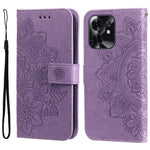 For Honor Play 60A 5G / Honor X6d 5G Case Floral Pattern PU Leather Wallet Stand Phone Cover