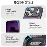 CASEME C69 Series for iPhone 18 Pro / 17 Pro Magnetic Case Leather Coated TPU Phone Cover