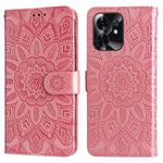 For Honor Play 60A 5G / Honor X6d 5G Case Sunflower Imprint Leather Wallet Phone Cover