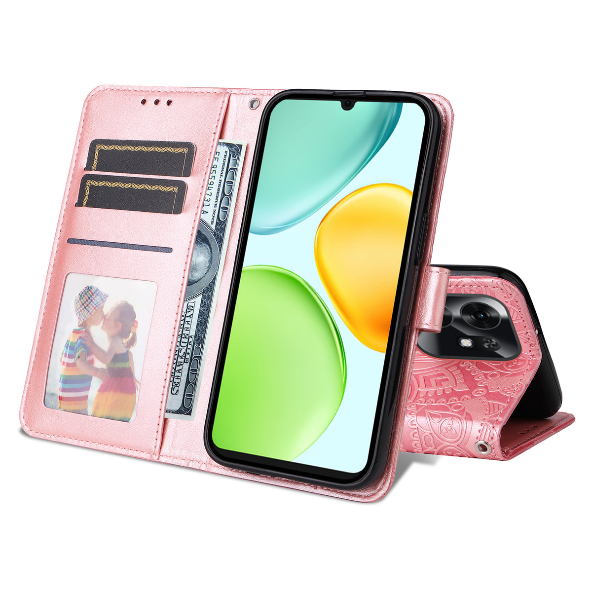 For Honor Play 60A 5G / Honor X6d 5G Case Sunflower Imprint Leather Wallet Phone Cover