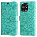 For Honor Play 60A 5G / Honor X6d 5G Case Sunflower Imprint Leather Wallet Phone Cover