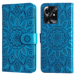 For Honor Play 60A 5G / Honor X6d 5G Case Sunflower Imprint Leather Wallet Phone Cover