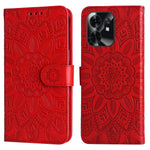 For Honor Play 60A 5G / Honor X6d 5G Case Sunflower Imprint Leather Wallet Phone Cover