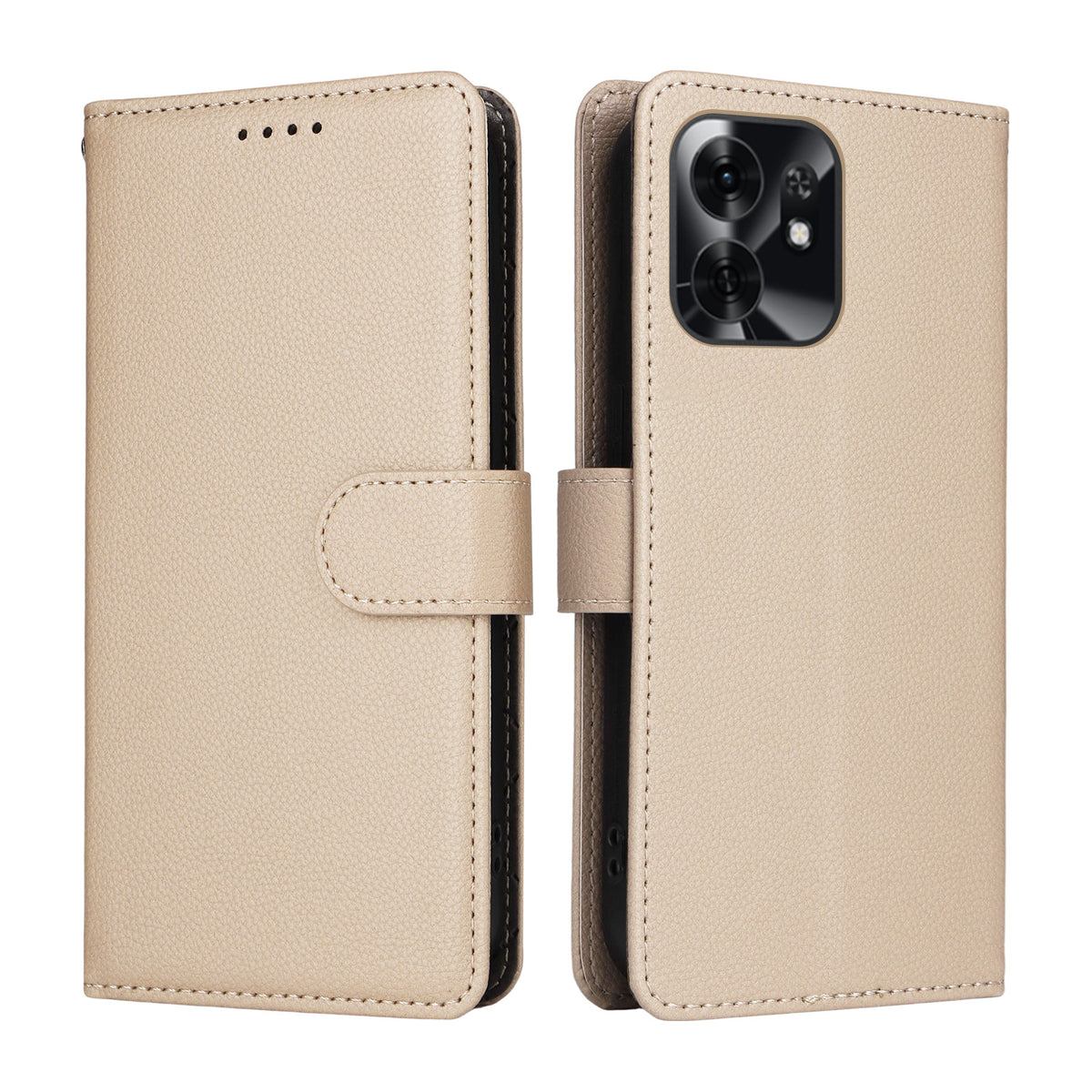 For Honor Play 60A 5G / Honor X6d 5G Case RFID Blocking 3 Card Slots PU Leather Phone Cover with Wrist Strap