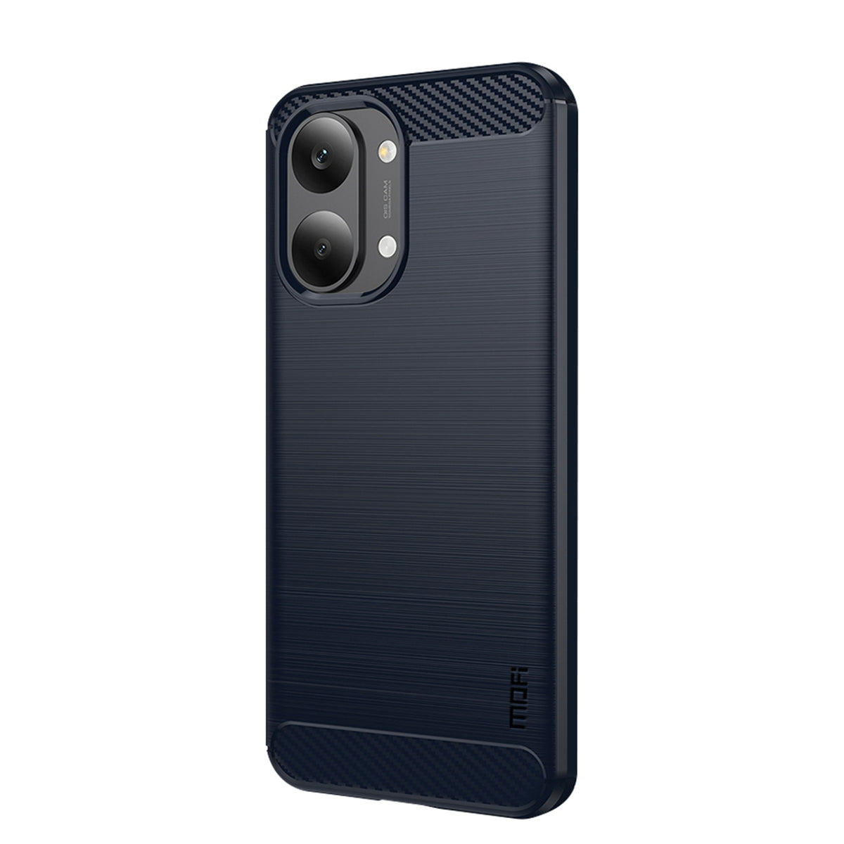 Mofi For Xiaomi Redmi Turbo 5 Max 5G Back Cover Brushed Texture Carbon Fiber Soft TPU Case
