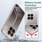 For Xiaomi 17T Clear Phone Case TPU+Acrylic Shockproof Phone Back Cover