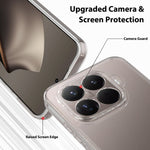 For Xiaomi 17T Clear Phone Case TPU+Acrylic Shockproof Phone Back Cover