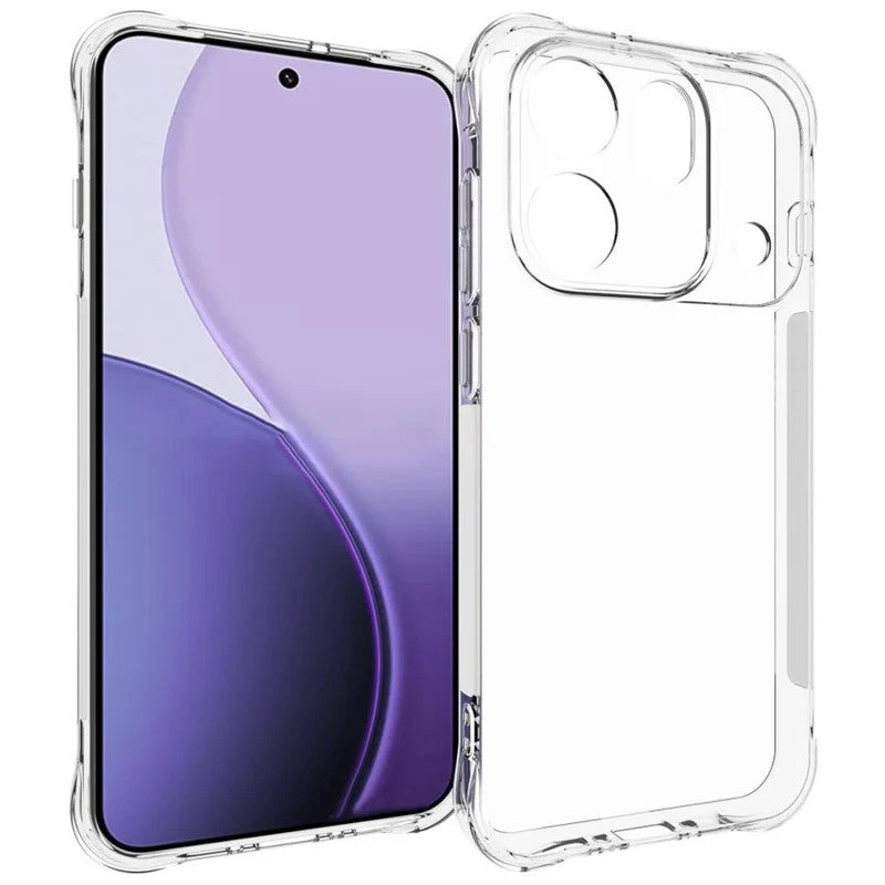 WANLONFENG För Oppo Find X9s Pro 5G TM-serien Genomskinligt TPU-skal 2,0 mm mobilbaksida