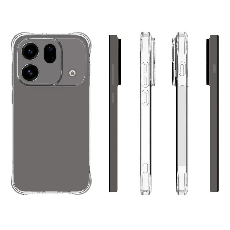 WANLONFENG För Oppo Find X9s Pro 5G TM-serien Genomskinligt TPU-skal 2,0 mm mobilbaksida