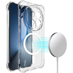 IMAK for Honor Magic8 Pro 5G Magnetic Case Airbag Shockproof Protection TPU Phone Cover