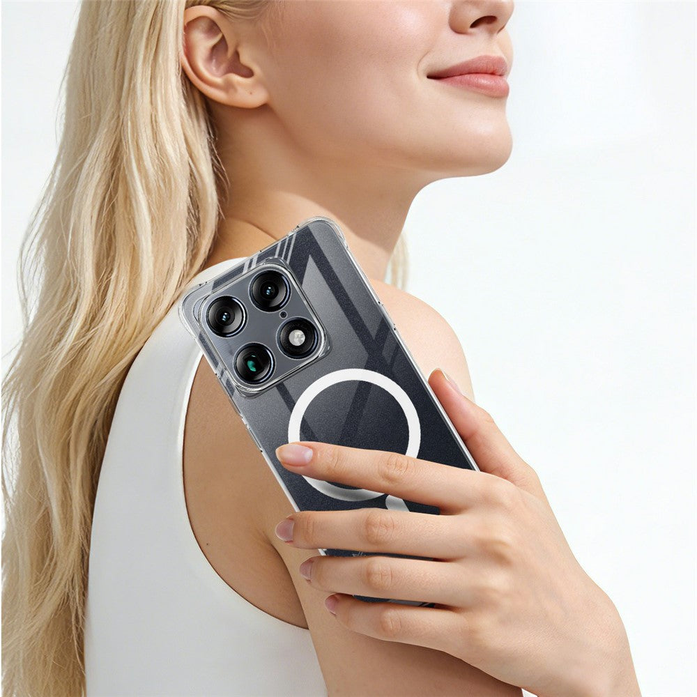 IMAK magnetisk stødsikkert beskyttende TPU-mobilcover med airbag til Motorola Edge 70 Ultra 5G / Moto X70 Air Pro 5G / Signature 5G
