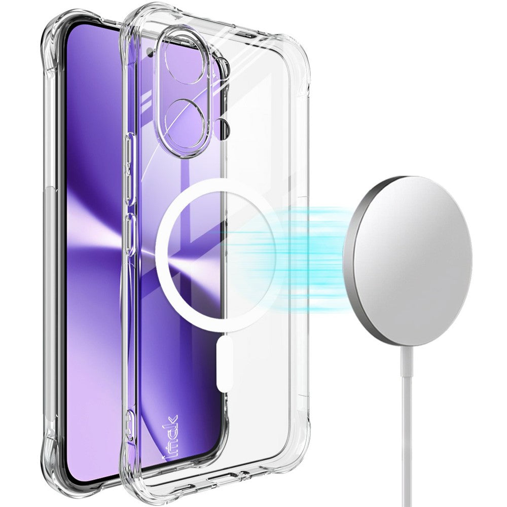 IMAK Magnetic Case for Xiaomi Poco X8 Pro Max 5G  /  Redmi Turbo 5 Max 5G Airbag Shockproof Protection TPU Phone Cover
