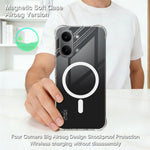 IMAK Magnetic Case for Xiaomi Poco X8 Pro Max 5G  /  Redmi Turbo 5 Max 5G Airbag Shockproof Protection TPU Phone Cover