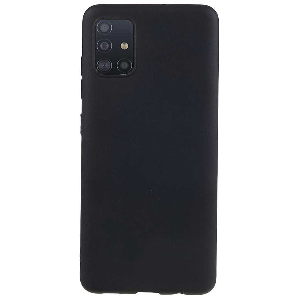 For Samsung Galaxy A51 4G SM-A515 Matte TPU Phone Protective Case Flexible Drop-proof Back Cover