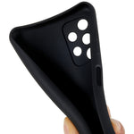 TPU-bagcover til Samsung Galaxy A13 4G, fingeraftryksfrit mat beskyttelsescover, stødabsorberende telefoncover