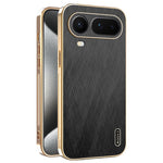 KADEM For Honor Magic8 Pro Air 5G Phone Case Electroplating Silk Texture PU + TPU Phone Back Cover