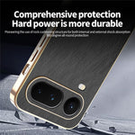 KADEM For Honor Magic8 Pro Air 5G Phone Case Electroplating Silk Texture PU + TPU Phone Back Cover