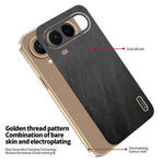 KADEM For Honor Magic8 Pro Air 5G Phone Case Electroplating Silk Texture PU + TPU Phone Back Cover