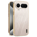 KADEM For Honor Magic8 Pro Air 5G Phone Case Electroplating Silk Texture PU + TPU Phone Back Cover