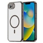 Til iPhone 16e / 17e-cover kompatibel med MagSafe klart PC + TPU stødsikkert bagcover