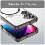 Til Samsung Galaxy A16 5G / A16 4G Cover Kompatibel med MagSafe Klart PC + TPU Stødabsorberende Telefon Bagcover