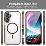 Til Samsung Galaxy A16 5G / A16 4G Cover Kompatibel med MagSafe Klart PC + TPU Stødabsorberende Telefon Bagcover