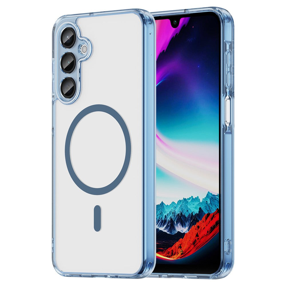 Til Samsung Galaxy A16 5G / A16 4G Cover Kompatibel med MagSafe Klart PC + TPU Stødabsorberende Telefon Bagcover