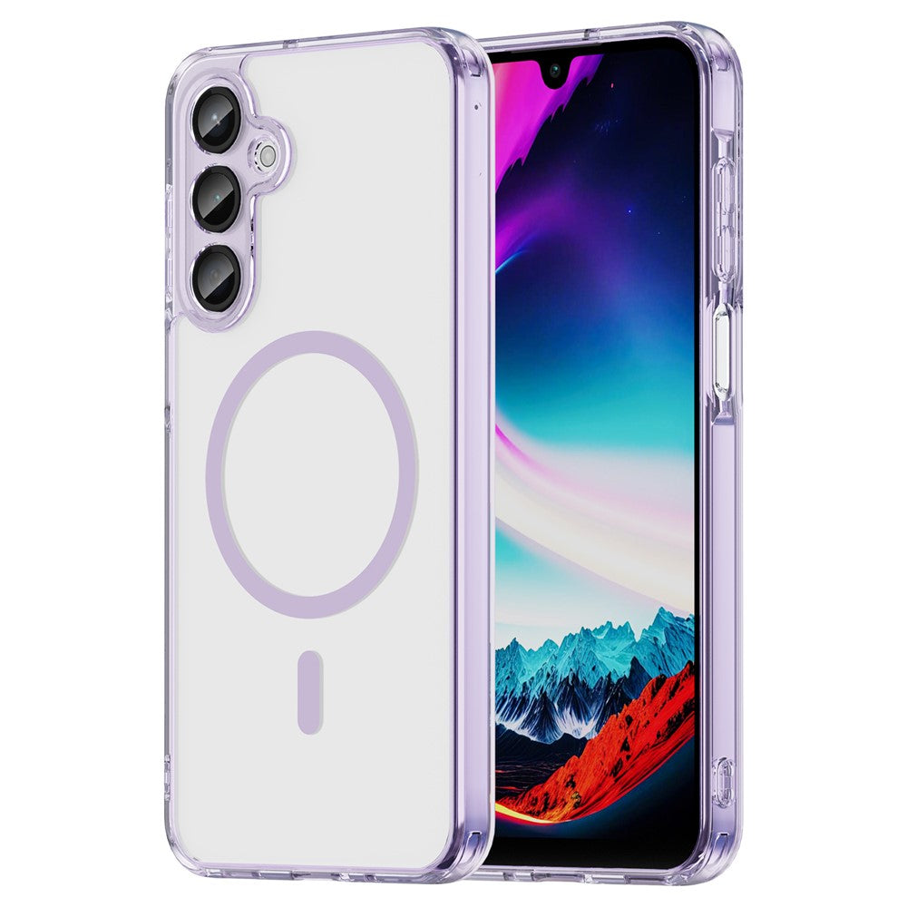 Til Samsung Galaxy A16 5G / A16 4G Cover Kompatibel med MagSafe Klart PC + TPU Stødabsorberende Telefon Bagcover