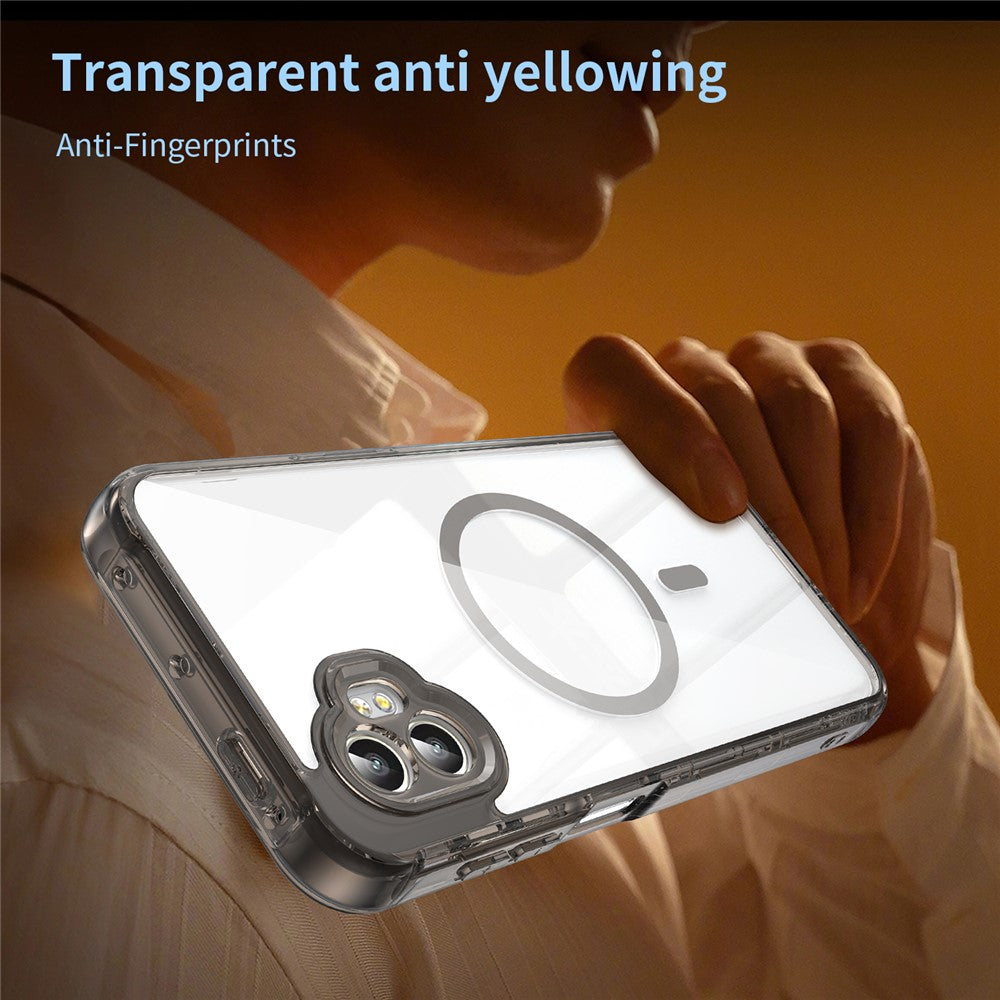 For Samsung Galaxy XCover7 Pro Cover Kompatibel med MagSafe Klar PC + TPU Stødsikkert Telefoncover