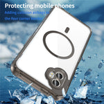 For Samsung Galaxy XCover7 Pro Cover Kompatibel med MagSafe Klar PC + TPU Stødsikkert Telefoncover