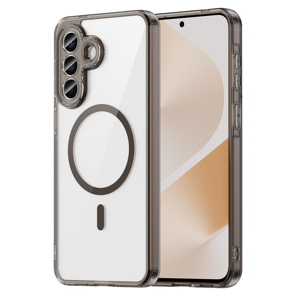 For Samsung Galaxy A57 5G Case Compatible with MagSafe Clear PC + TPU Shockproof Phone Back Cover